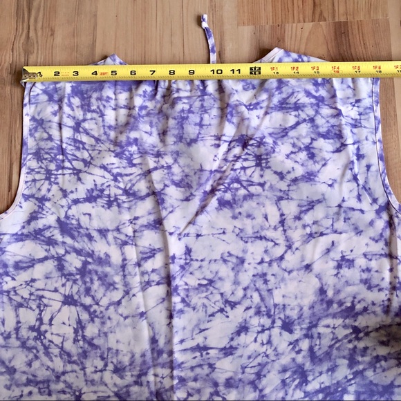 NEW JUICY COUTURE Tie-Dye Peasant Top Blouse Shirt Small Women’s - Picture 10 of 16